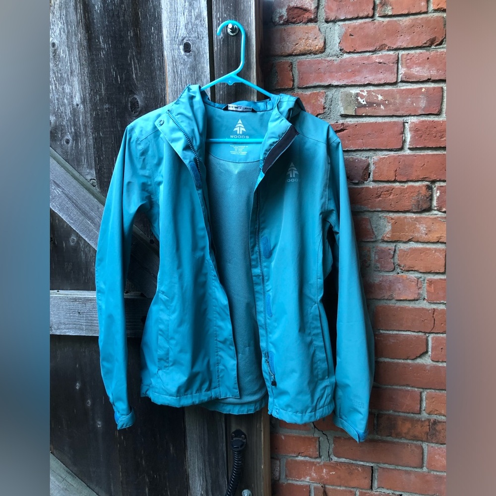 Women’s Teal Woods Jacket Size Small 🩵